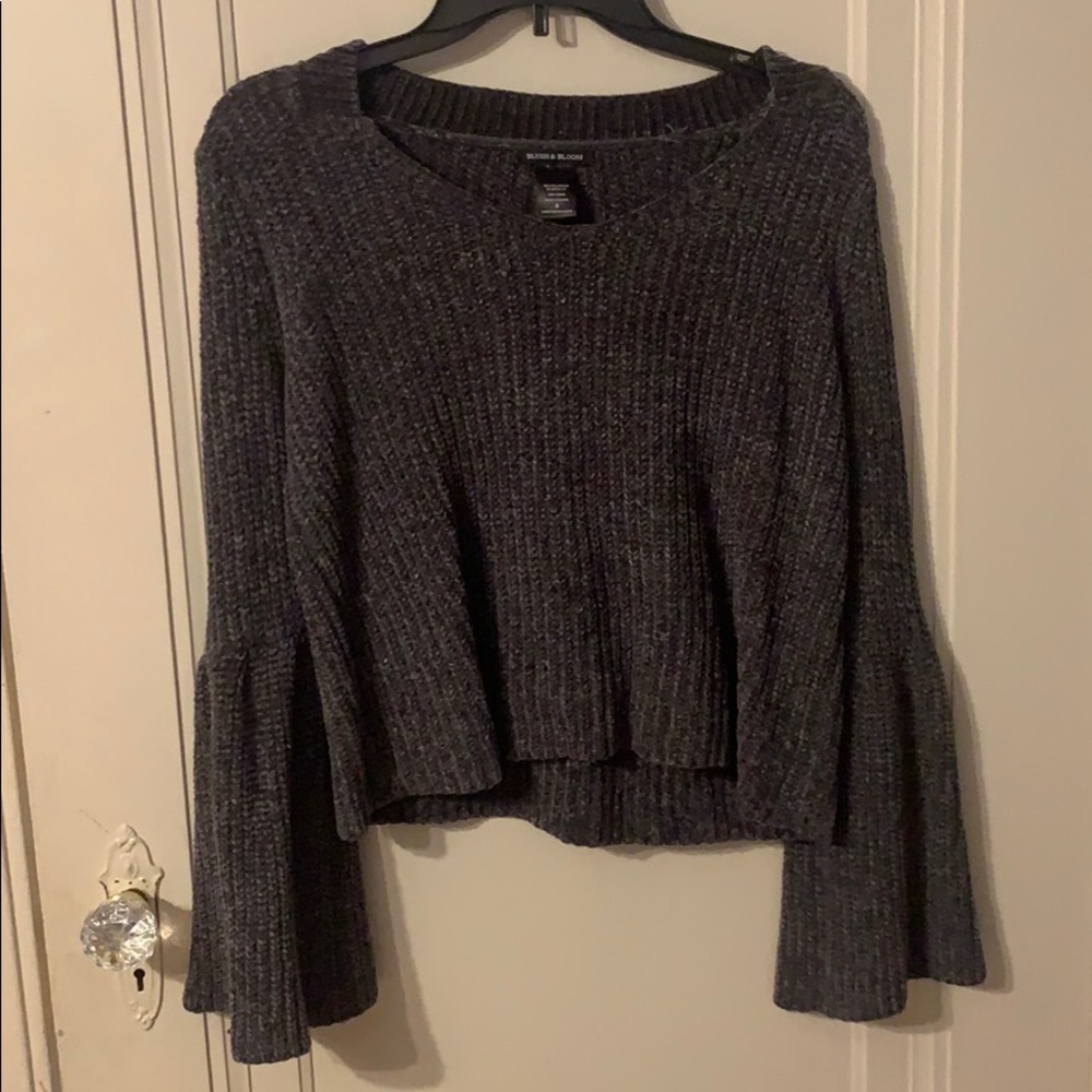Chunky knit grey sweater